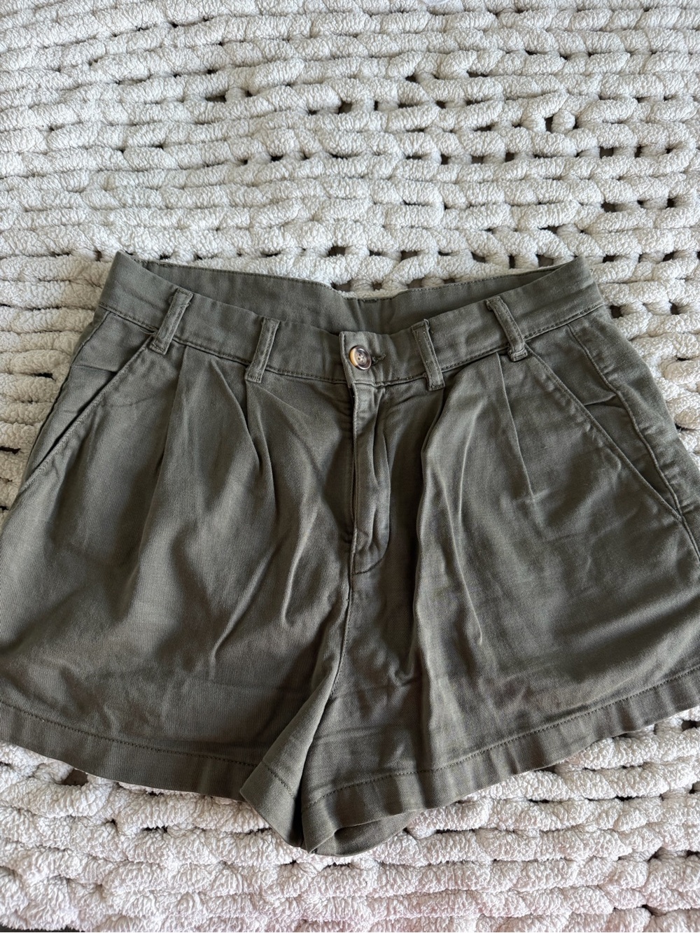 Free people Olive Green shorts